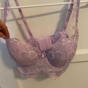 Victoria's Secret Lavender Corset Bra
